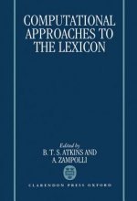 Computational Approaches to the Lexicon