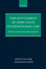 Settlement of Disputes in International Law
