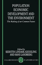 Population, Economic Development, and the Environment