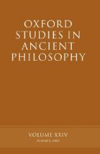 Oxford Studies in Ancient Philosophy, Volume XXIV