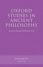 Oxford Studies in Ancient Philosophy, Volume 40