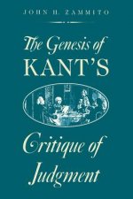 Genesis of Kant's Critique of Judgment