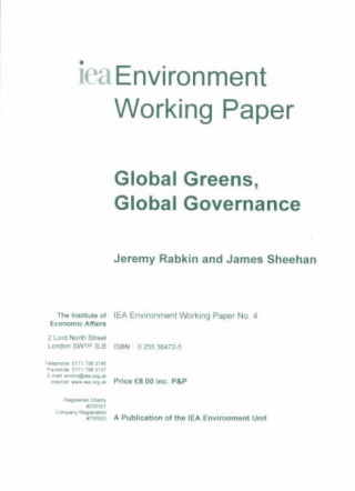 Global Greens, Global Governance