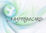 Baptism Card B306