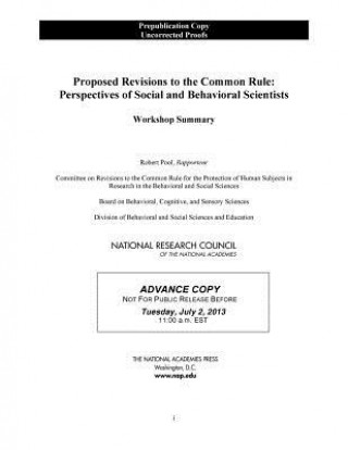 Proposed Revisions to the Common Rule