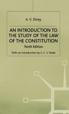 Introduction to the Study of the Law of the Constitution