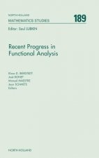 Recent Progress in Functional Analysis