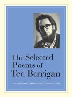 Selected Poems of Ted Berrigan