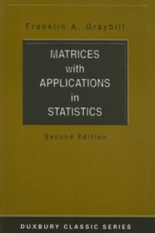 Matrices with Applications in Statistics