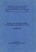 Notes on Chasta Costa Phonology and Morphology