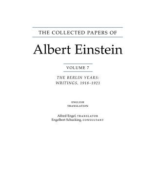 Collected Papers of Albert Einstein, Volume 7 (English)