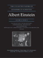 Collected Papers of Albert Einstein, Volume 10