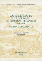 Los Arriendos de los Corrales de Comedias de Madrid: 1587-1719