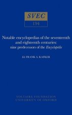 Notable encyclopedias of the seventeenth and eighteenth centuries