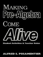 Making Algebra Come Alive
