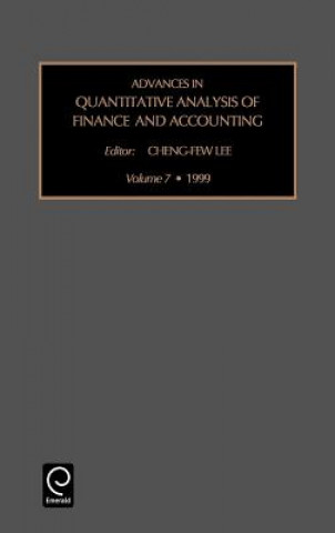 Advances in Quantitative Analysis of Finance and Accounting