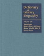 Dictionary of Literary Biography, Vol 234