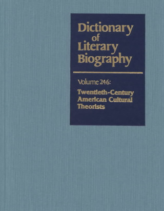 Dictionary of Literary Biography, Vol 246
