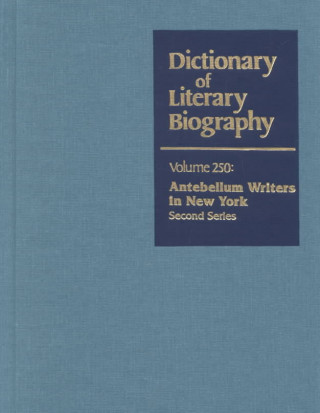 Dictionary of Literary Biography, Vol 250