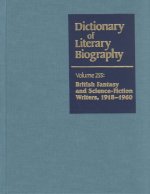 Dictionary of Literary Biography, Vol 255