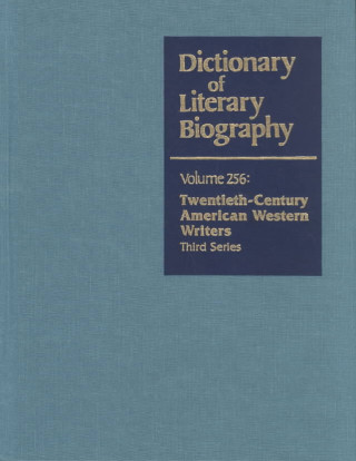 Dictionary of Literary Biography, Vol 256