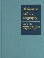 Dictionary of Literary Biography, Vol 313