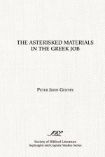 Asterisked Materials in the Greek Job