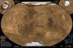 National Geographic: Destination Mars: 2 Sided Wall Map (31.25 X 20.25 Inches)