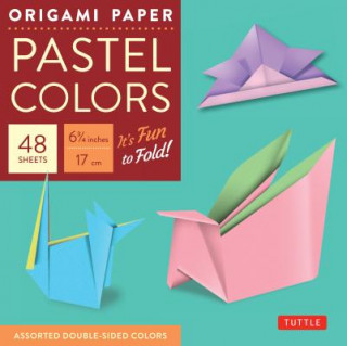 Origami Paper - Pastel Colors - 6 3/4