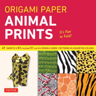 Origami Paper - Animal Prints - 8 1/4" - 49 Sheets (Agendă)