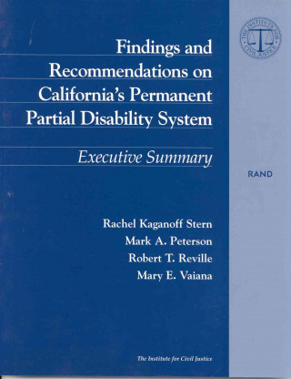 Findings and Recommendations on California's Permanent Partial Disability Sys