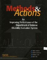 Methods and Actions for Improving Performance of the Department of Defense Disability Evaluation System 2002