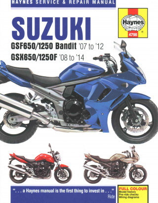Suzuki GSF650/1250 Bandit & GSX650/1250F (07 - 14)