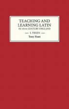 Teaching and Learning Latin in Thirteenth Century England, Volume One