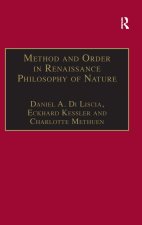Method and Order in Renaissance Philosophy of Nature