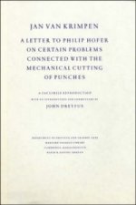 Letter to Philip Hofer on Certain Problems Connected with the Mechanical Cutting of Punches