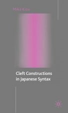 Cleft Constructions in Japanese Syntax