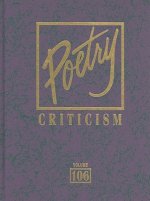Poetry Criticism, Volume 106