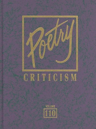 Poetry Criticism, Volume 110