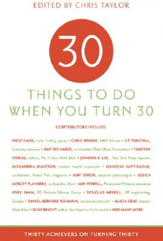 Thirty Things to Do When You Turn Thirty