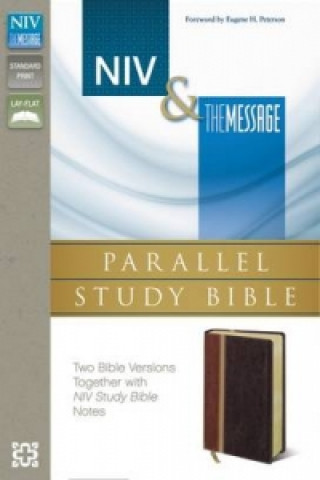 NIV/The Message Parallel Study Bible Caramel/Black Cherry Duo Tone