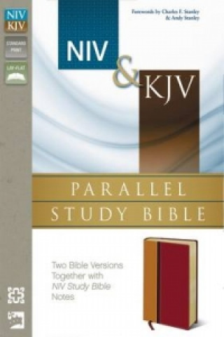 NIV/KJV Parallel Study Bible Amber/Rich Red Duo Tone