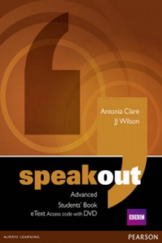 Speakout Advanced Students' Book eText Access Card with DVD