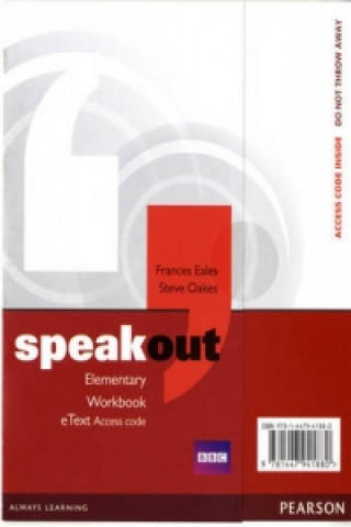 Speakout Elementary Workbook eText Access Card
