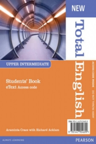 New Total English Upper Intermediate eText Students' Book Access Card