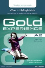 Gold Experience A2 eText & MyEnglishLab Student Access Card