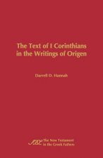 Text of 1 Corinthians in the Writings of Origen