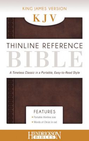 KJV Thinline Reference Bible Chestnut Brown