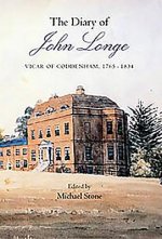 Diary of John Longe, vicar of Coddenham, 1765-1834