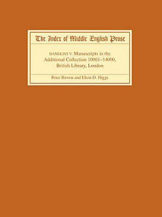Index of Middle English Prose Handlist V